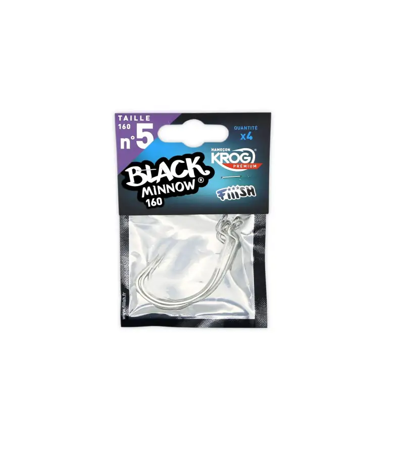 Fiiish Black Minnow 160 Ami|Worm Hooks