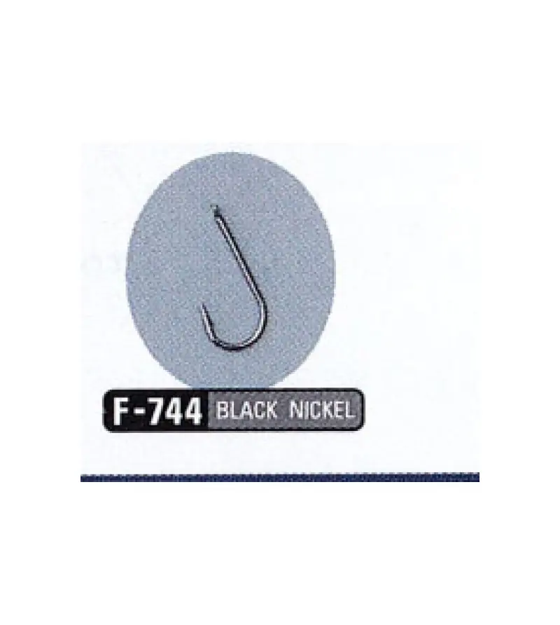 AMI SASAME F-744 NARA NICKEL BLACK|Flatted Hooks