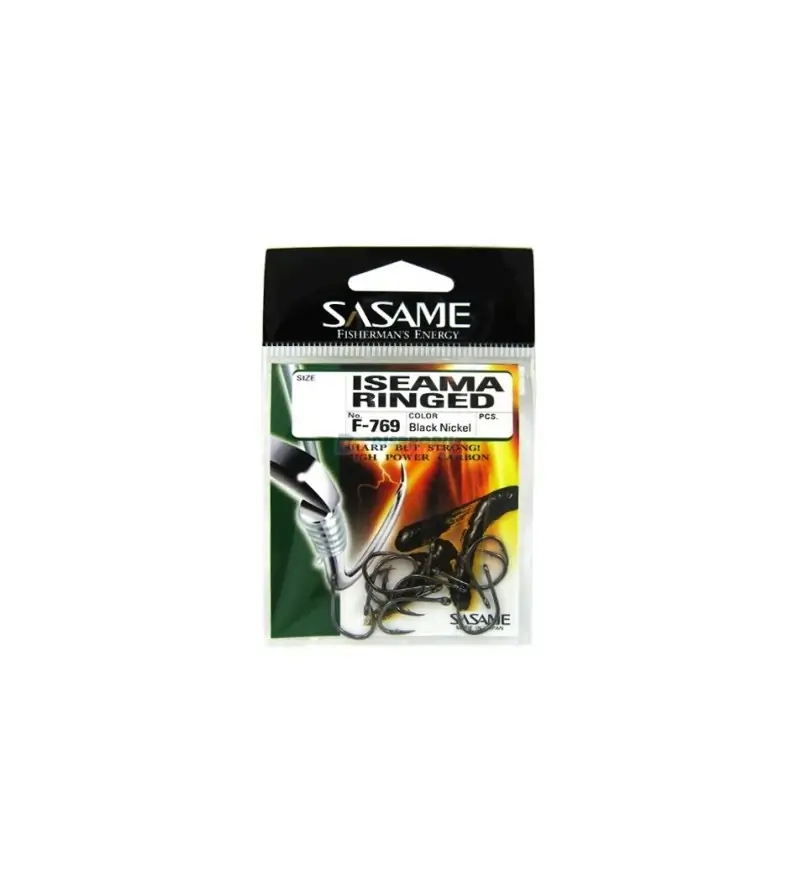 AMI SASAME F-769 ISEAMA RINGED BLACK NICKEL|Eye Hooks