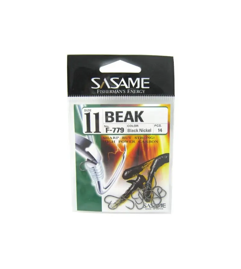 AMI SASAME F-779 BEAK BLACK NICKEL|Eye Hooks