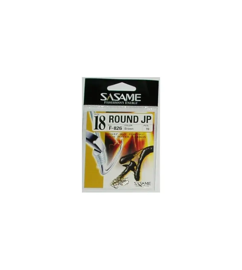 AMI SASAME F-826 ROUND JP BROWN|Flatted Hooks