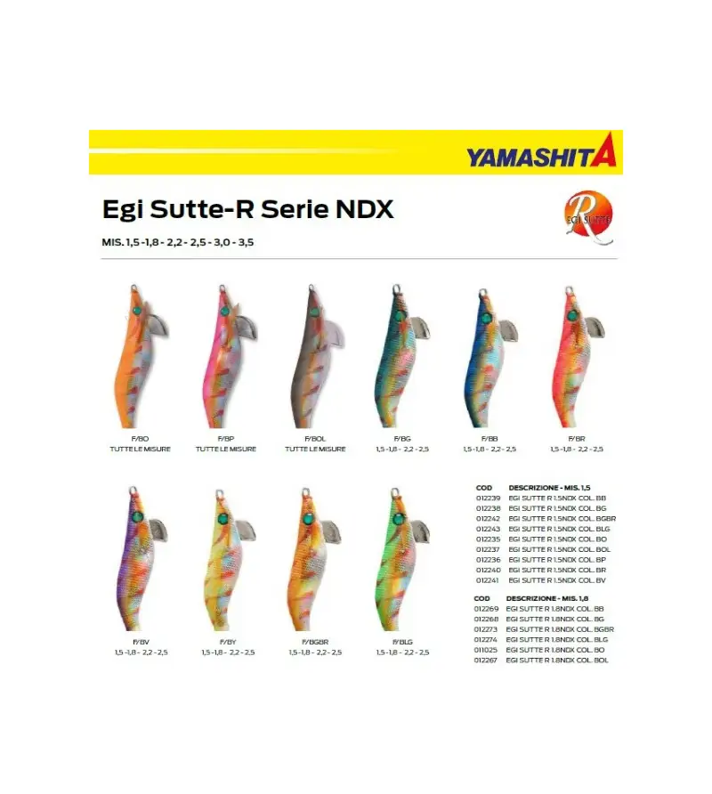 YAMASHITA EGI SUTTE-R SERIE NDX|Eging & Squid Fishing