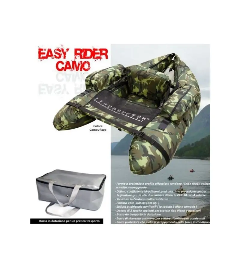 Majora Belly Boat Easy Rider Camo|Belly Boat & Kayak