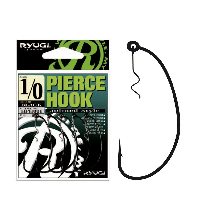 Ami Ryugi PIERCE Hook HPH001|Worm Hooks