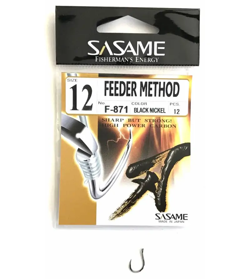 Ami Sasame F-871 Feeder Method|Flatted Hooks