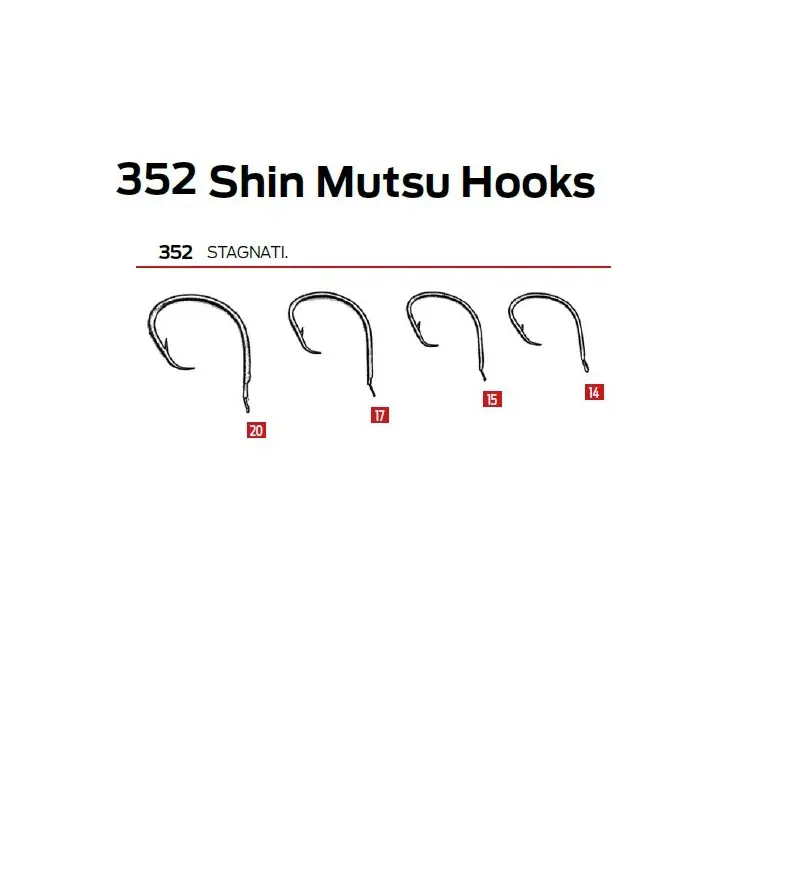 MARUTO SHIN MUTSU 352|Flatted Hooks