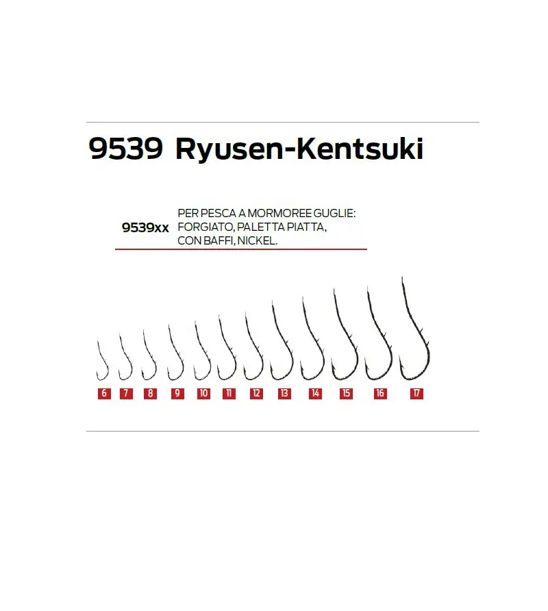 MARUTO RYUSEN-KENTSUKI 9539|Flatted Hooks