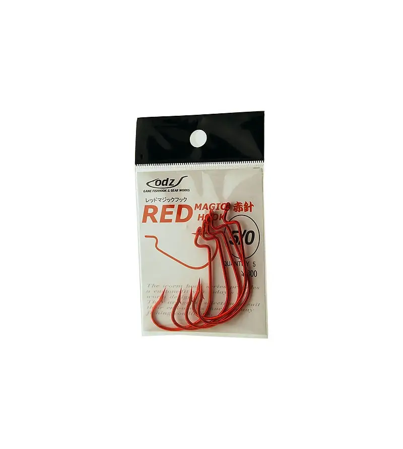 ODZ RED MAGIC HOOK|Ami per Esche Siliconiche