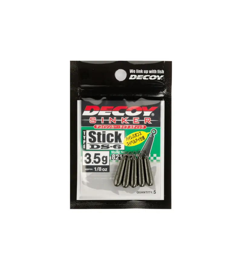 DECOY DS-6 SINKER TYPE STICK|Jig Heads & Sinkers