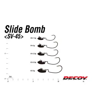 DECOY SV-45 SLIDE BOMB|Jig Heads & Sinkers