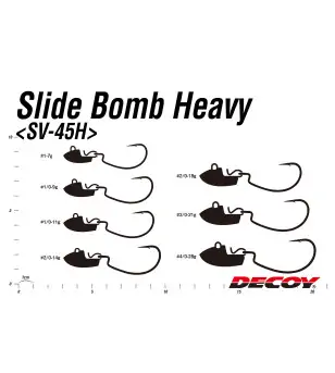 DECOY SV-45H SLIDE BOMB HEAVY|Jig Heads & Sinkers