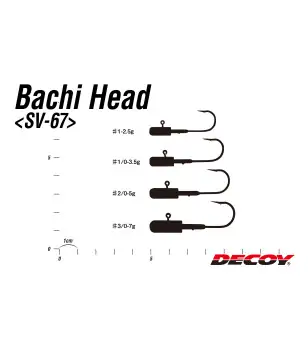 DECOY SV-67 BACHI HEAD|Jig Heads & Sinkers