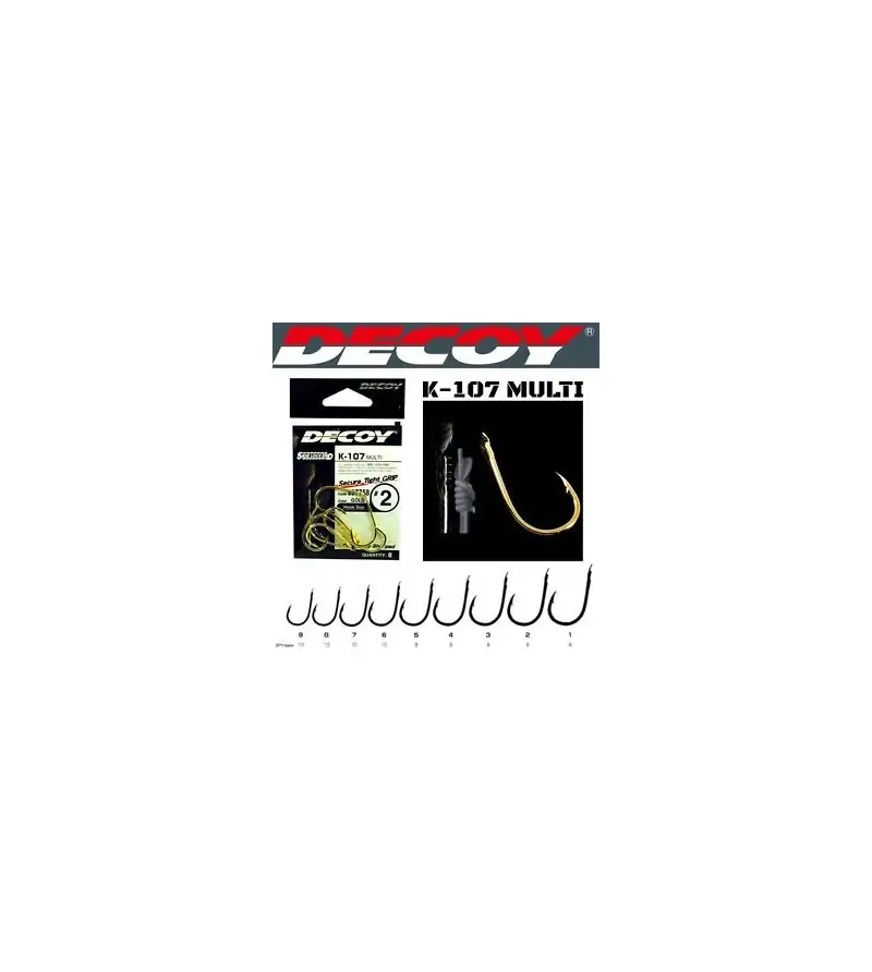 DECOY K-107 MULTI|Flatted Hooks