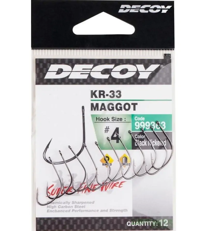 DECOY KR-33 MAGGOT|Eye Hooks