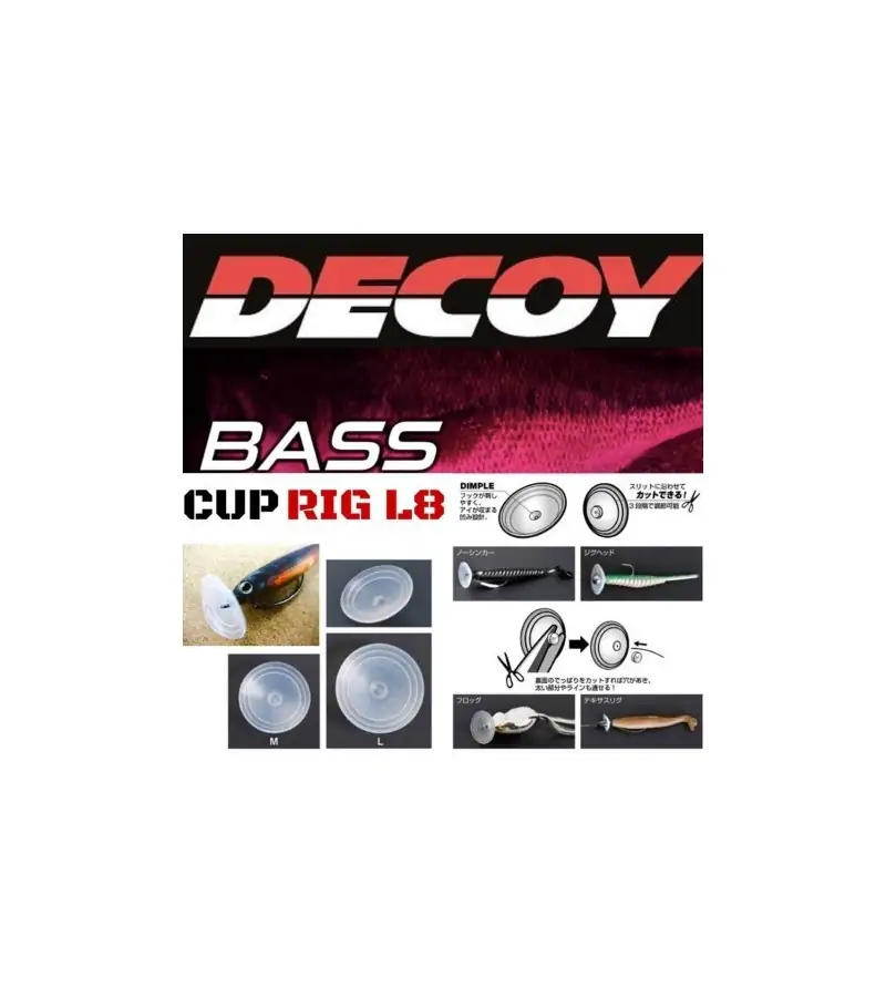 DECOY L-8 CUP RIG|Jig Heads & Sinkers