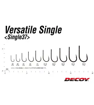 DECOY SINGLE 37 VERSATILE|Spoon Hooks