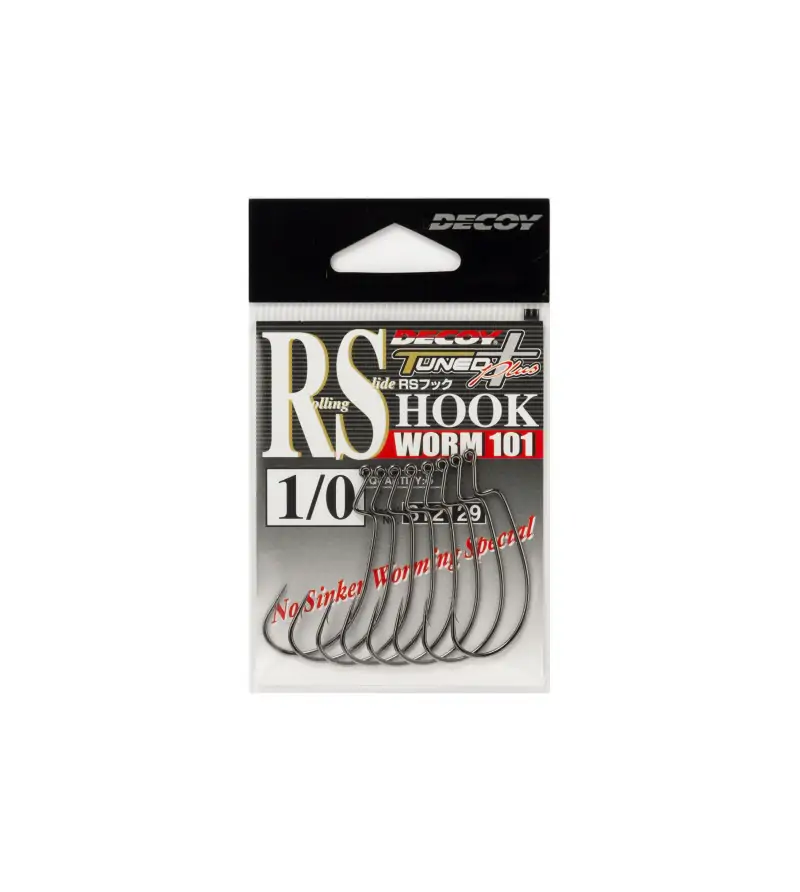 DECOY WORM 101 RS HOOK|Ami per Esche Siliconiche