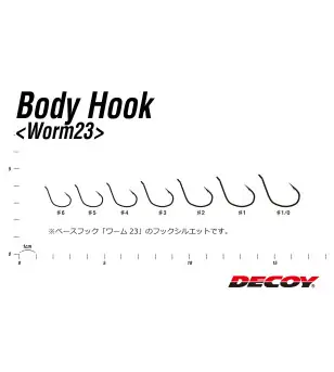 DECOY WORM 107 BODY-GUARD|Worm Hooks