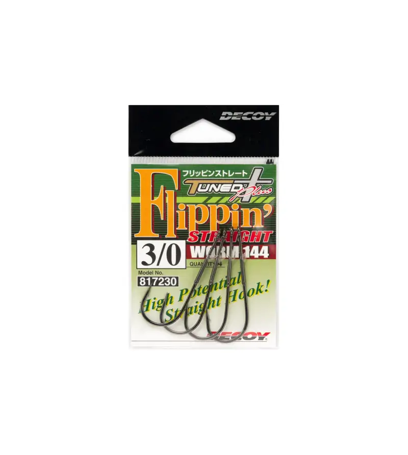 DECOY WORM 144 FLIPPIN STRAIGHT|Ami per Esche Siliconiche