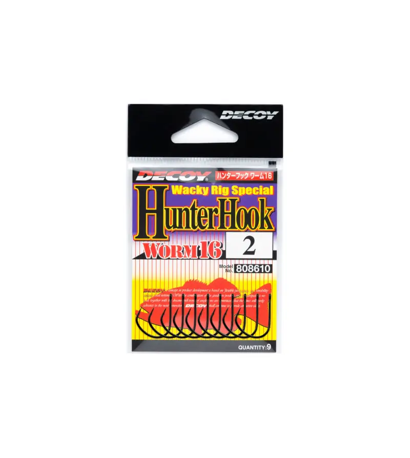 DECOY WORM 16 HUNTER HOOK|Ami per Esche Siliconiche