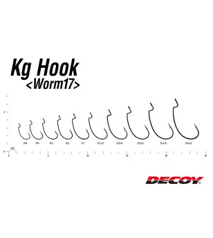 DECOY WORM 17 KG HOOK|Ami per Esche Siliconiche