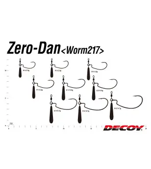 DECOY WORM 217 ZERO-DAN|Ami per Esche Siliconiche