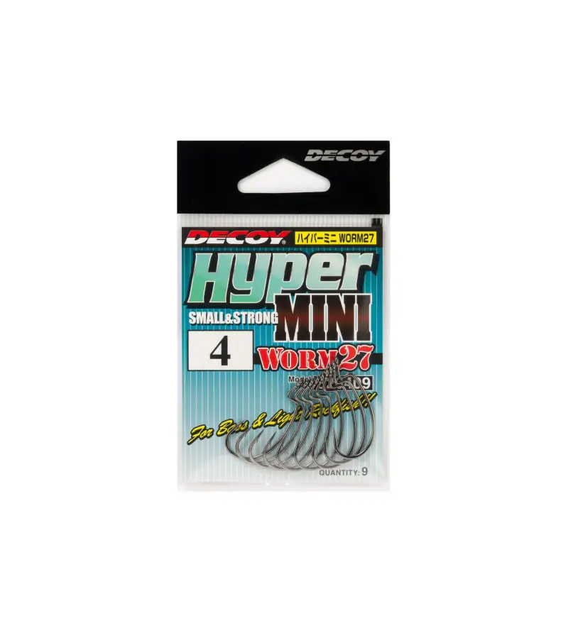 DECOY WORM 27 HYPER MINI|Ami per Esche Siliconiche