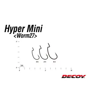 DECOY WORM 27 HYPER MINI|Ami per Esche Siliconiche