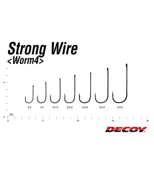 DECOY WORM 4 STRONG WIRE|Ami per Esche Siliconiche