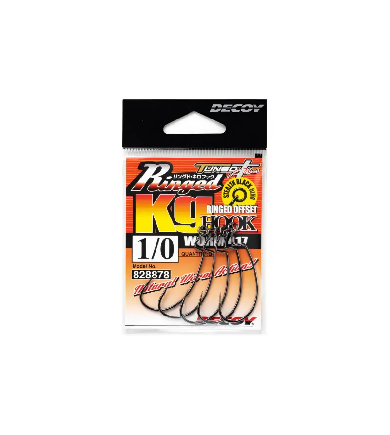 DECOY WORM 417 RINGED KG HOOK|Ami per Esche Siliconiche