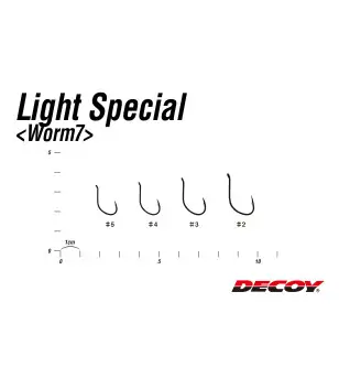 DECOY WORM 7 LIGHT SPECIAL|Ami per Esche Siliconiche