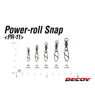 DECOY PR-11 POWERROLL SNAP|Swivels