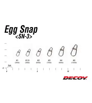 DECOY SN-3 EGG SNAP|Moschettoni