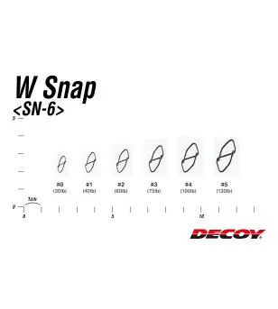 DECOY SN-6 W SNAP|Moschettoni