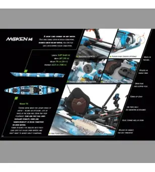 Feelfree Kayak Moken 14|Belly Boat & Kayak