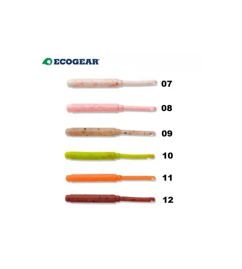 ECOGEAR AQUA STRAW TAIL GRUB|Rockfishing Aji & Mebaring