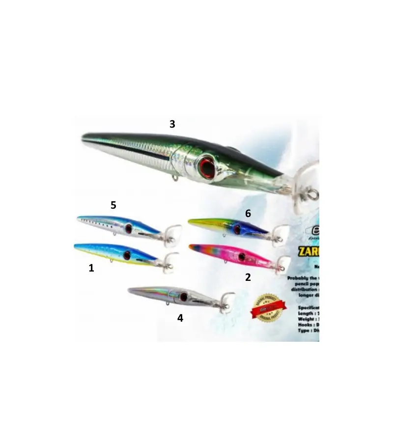 EVOLURES ZARGANA 200LCF|Popper & Surface Lures