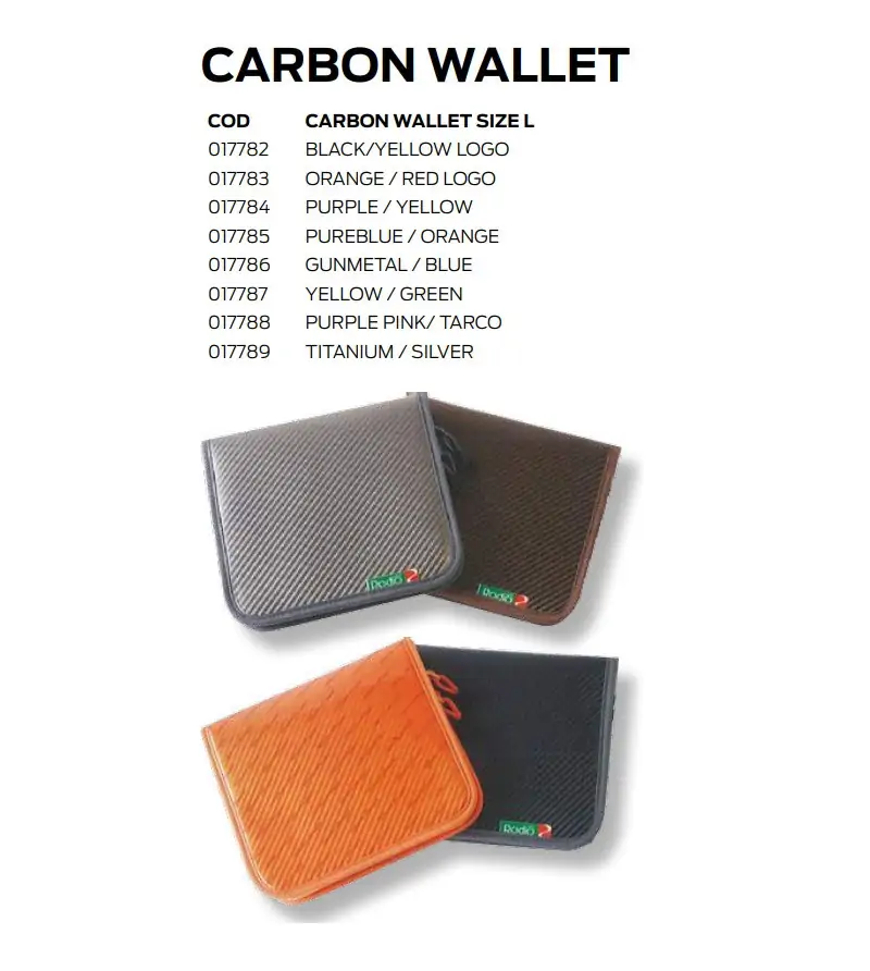 RODIO CARBON WALLET|Borse