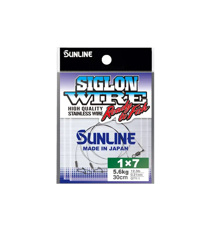 SUNLINE SIGLON WIRE 1X7 READY TO FISH|Cavi Acciaio Downringger