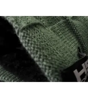 Green beanie HSD with fur|Hats and Balaclava