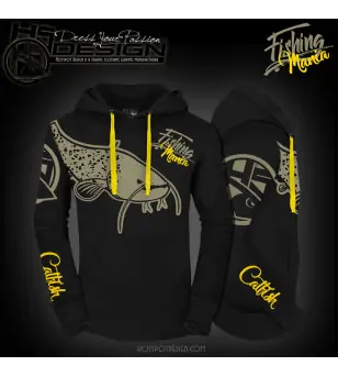 Hoodie Fishing Mania CatFish|Sweatshirts and Fleece