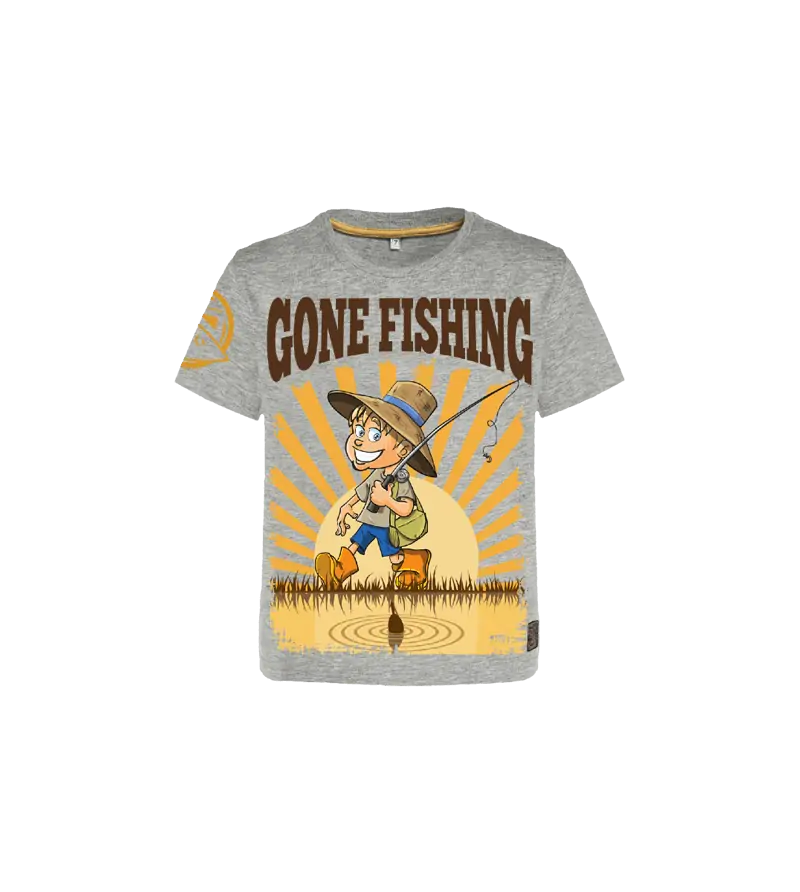 T-shirt children Gone Fishing|T-shirts & Shirts