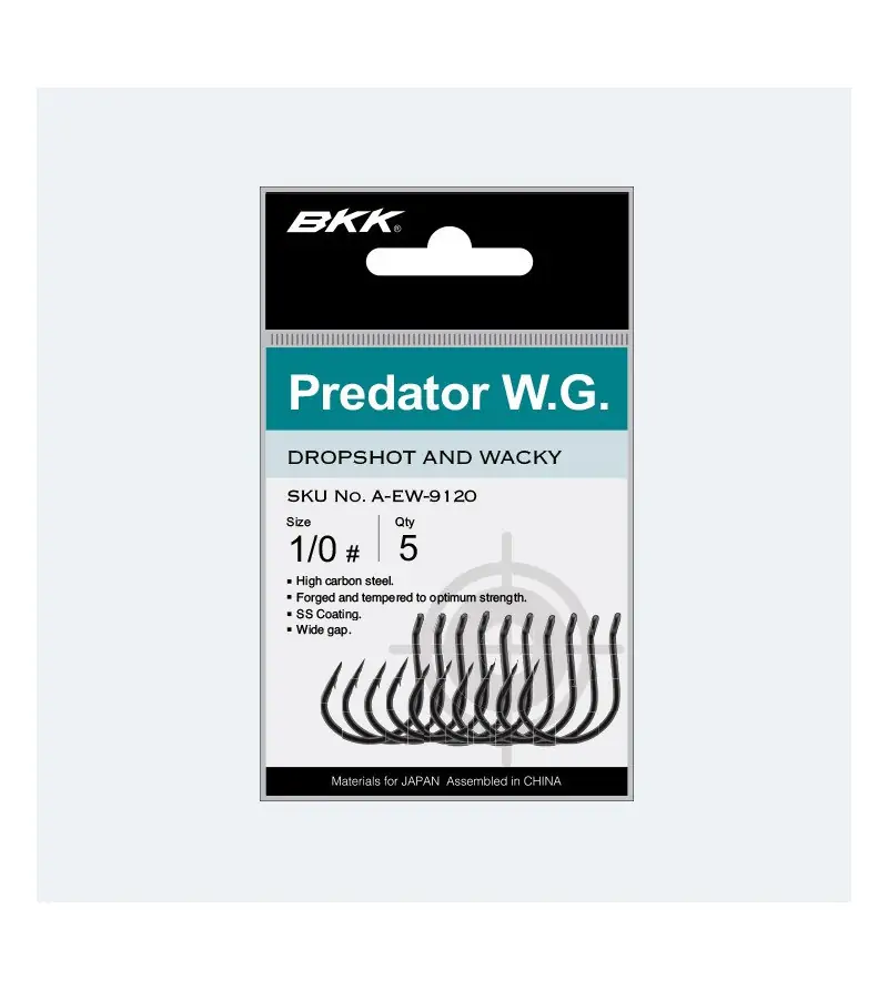 BKK PREDATOR WG FINESSE HOOK|Ami per Esche Siliconiche