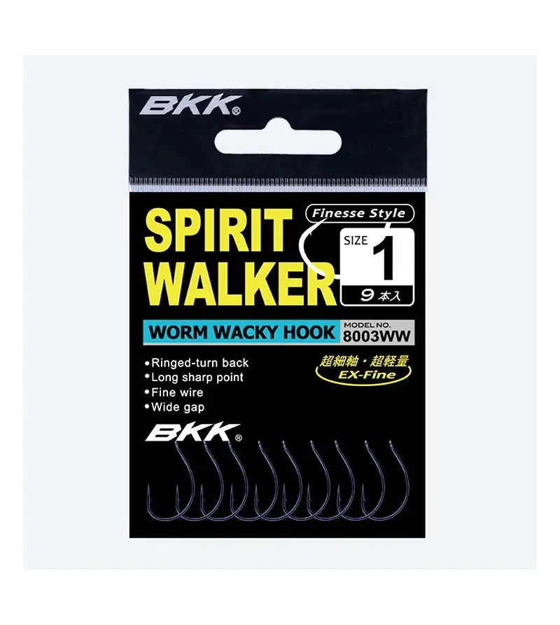 BKK SPIRIT WALKER WACKY|Ami per Esche Siliconiche