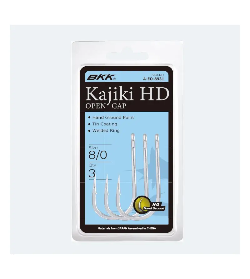 BKK KAJIKI HD Open Gap|Trolling e Tuna Hooks