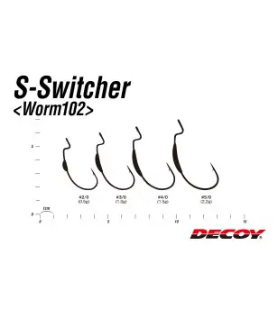 DECOY WORM 102 S-SWITCHER|Ami per Esche Siliconiche