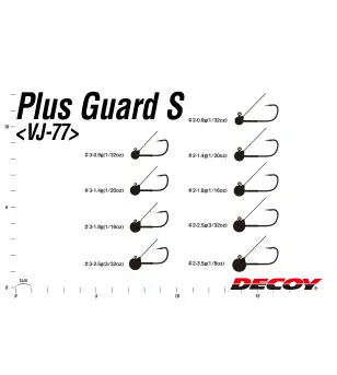 DECOY VJ-77 PLUS GUARD S|Jig Heads & Sinkers