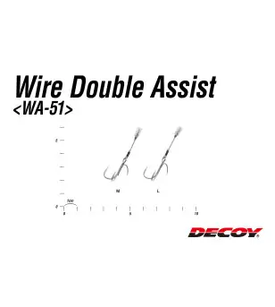 DECOY WA-51 WIRE DOUBLE ASSIST|Worm Hooks