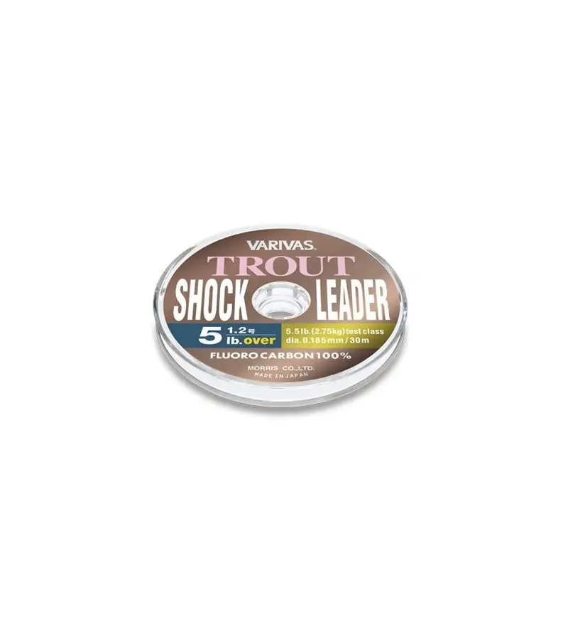 VARIVAS TROUT SHOCK LEADER FLUORO CARBON|Fluorocarbon Line