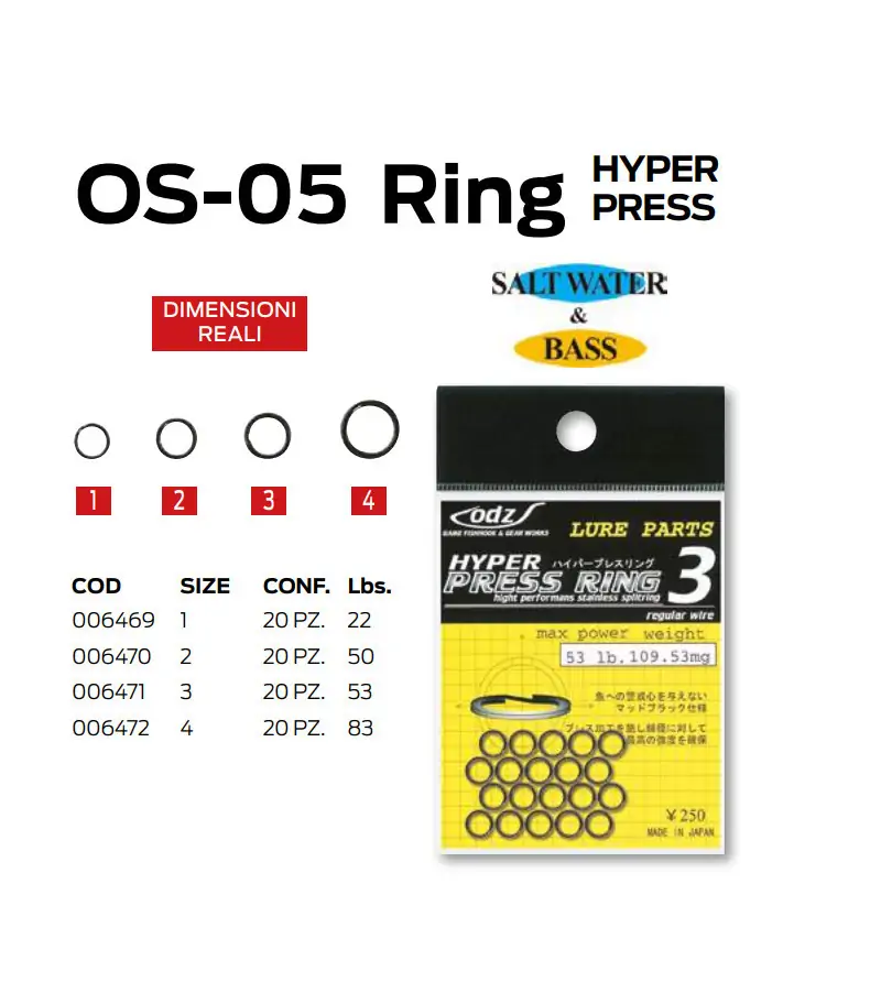 ODZ OS-05 HYPER PRESS RING|Split & Solid Rings